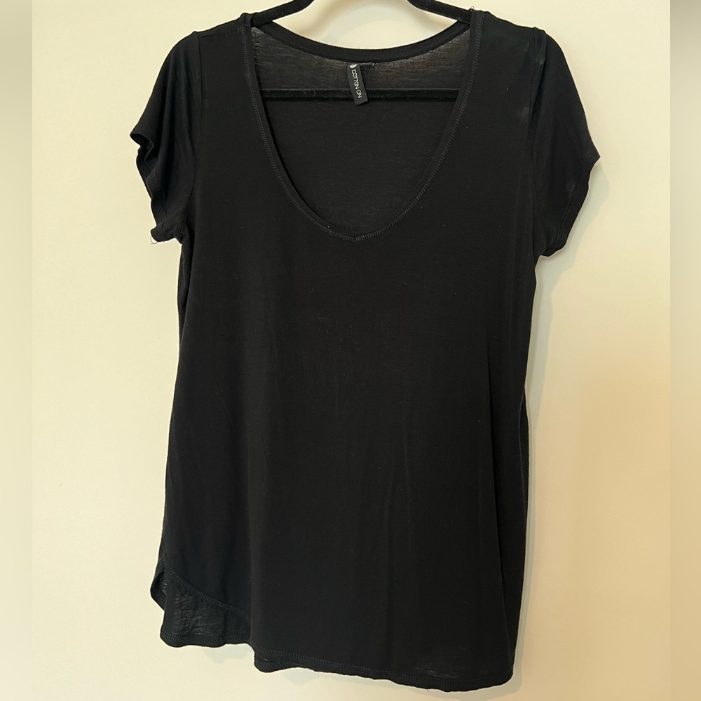 Cotton On black short sleeve basic tee size S